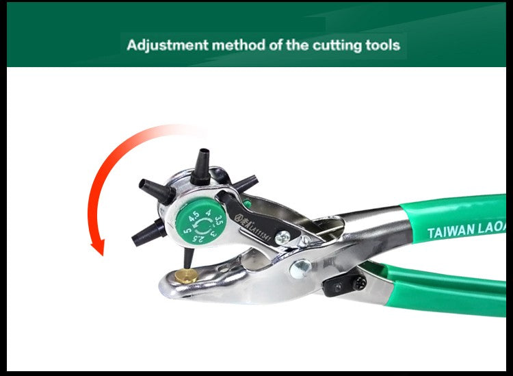 LAOA Portable Punch Pliers Multifunction Leather Belt Punch ,Book Puncher - KiwisLove