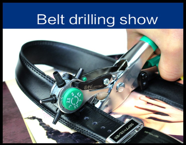 LAOA Portable Punch Pliers Multifunction Leather Belt Punch ,Book Puncher - KiwisLove