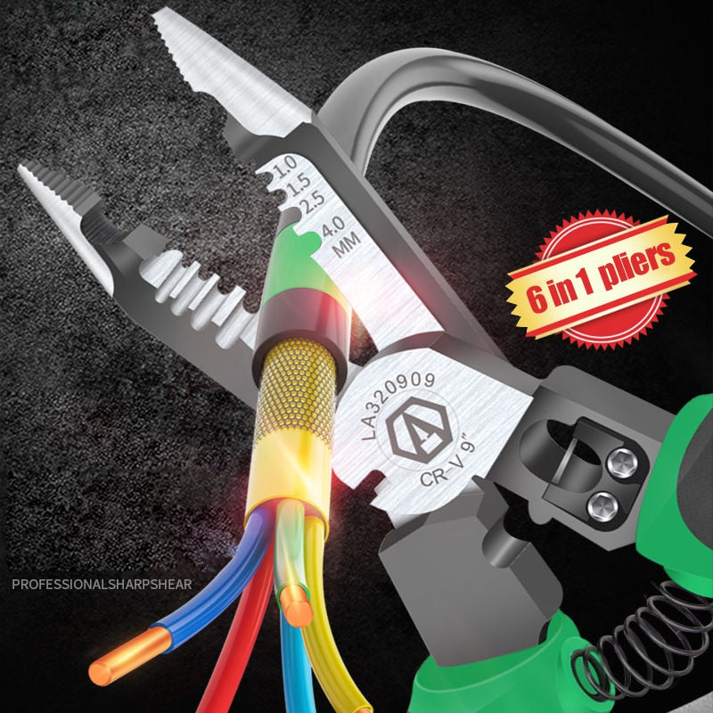 LAOA 9inch Multi-function Long Nose Pliers Professional Electrical Tools - KiwisLove