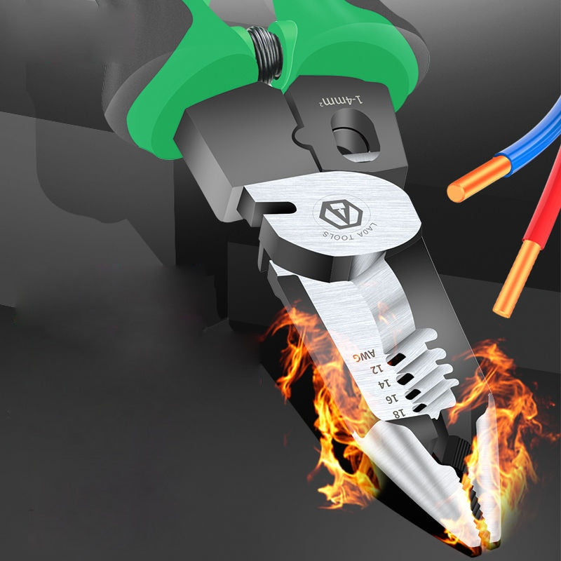 LAOA 9inch Multi-function Long Nose Pliers Professional Electrical Tools - KiwisLove