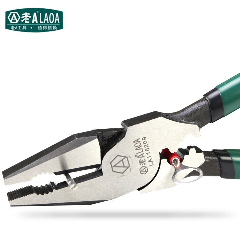 LAOA 9 Inch Wire Cutting Plier CR-MO Multifunctional  Terminal Crimper - KiwisLove