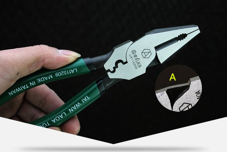 LAOA 9 Inch Wire Cutting Plier CR-MO Multifunctional  Terminal Crimper - KiwisLove