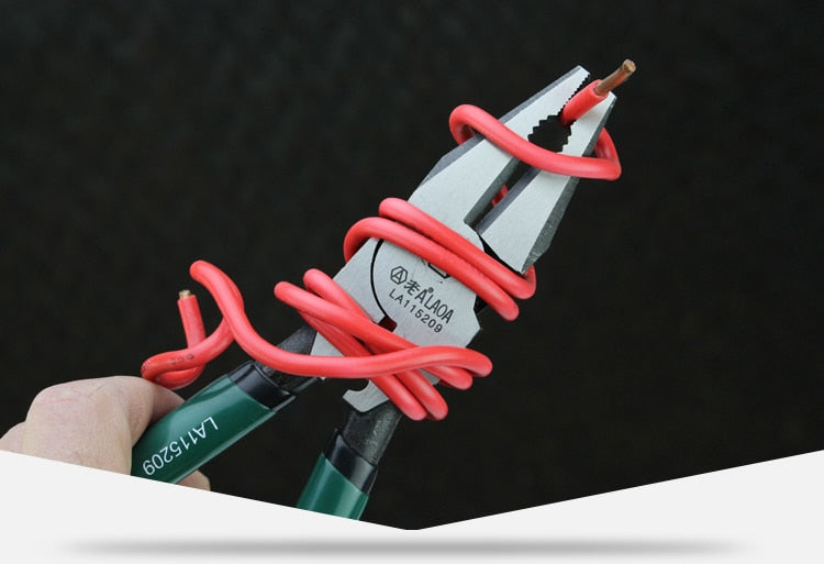 LAOA 9 Inch Wire Cutting Plier CR-MO Multifunctional  Terminal Crimper - KiwisLove