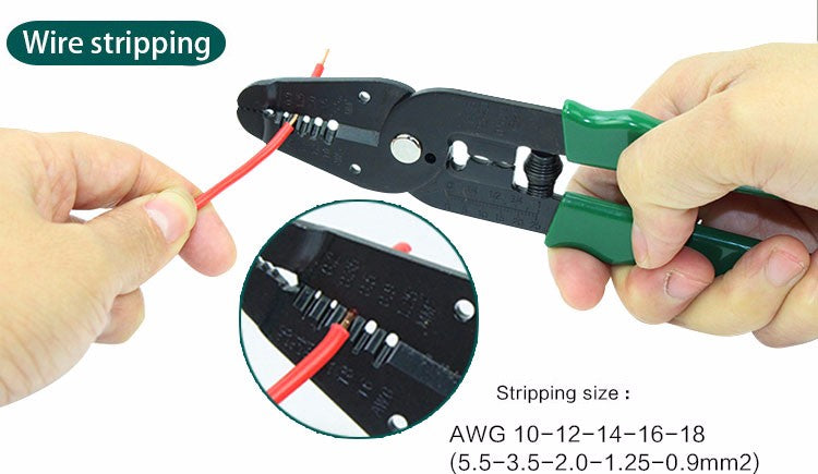 LAOA Multi-fonction 7 in 1 Wire Stripper high strength SPHC Crimping Pliers - KiwisLove