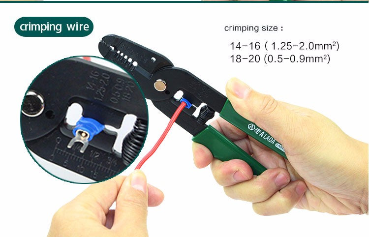 LAOA Multi-fonction 7 in 1 Wire Stripper high strength SPHC Crimping Pliers - KiwisLove