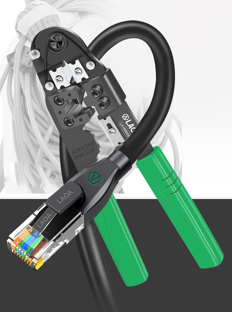 LAOA  8P Network Pliers Professional Networking Cable Crimping - KiwisLove