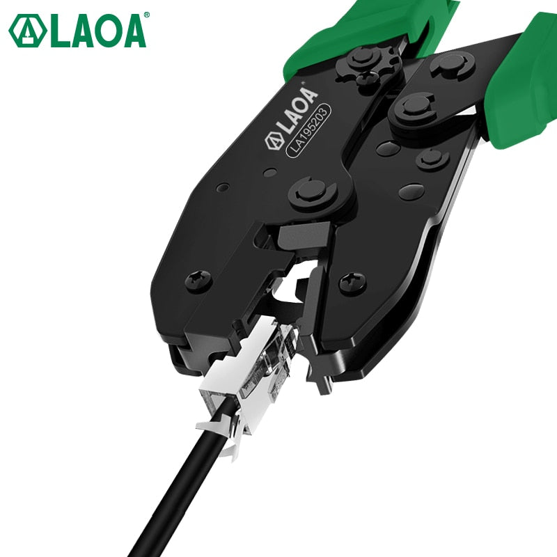 LAOA Network Cable Crimpers CAT7 Crystal Connector Crimping Pliers Professional Clamp Network Tools - KiwisLove