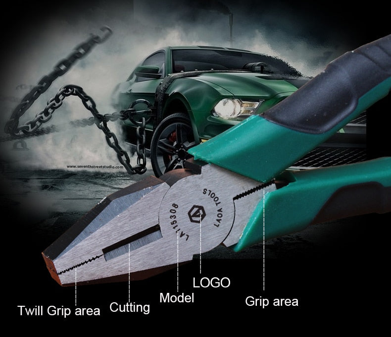 LAOA 8inch Steel wire Pliers Professional  pincer pliers High Hardness stainless Steel - KiwisLove