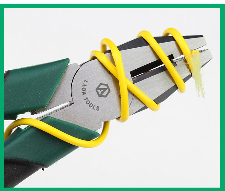 LAOA 8inch Steel wire Pliers Professional  pincer pliers High Hardness stainless Steel - KiwisLove