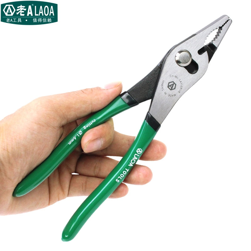 LAOA Industrial-grade Multifunction Slip Joint Pliers Cr-Mo Slip Joint Pliers - KiwisLove