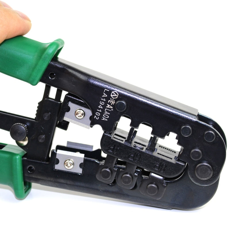 LAOA 4p 6p 8p NetLines Rachet Crimping Pliers Portable LAN Network Tool Multi-function Network Pliers - KiwisLove
