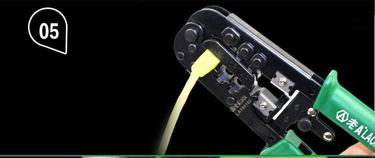 LAOA 4p 6p 8p NetLines Rachet Crimping Pliers Portable LAN Network Tool Multi-function Network Pliers - KiwisLove