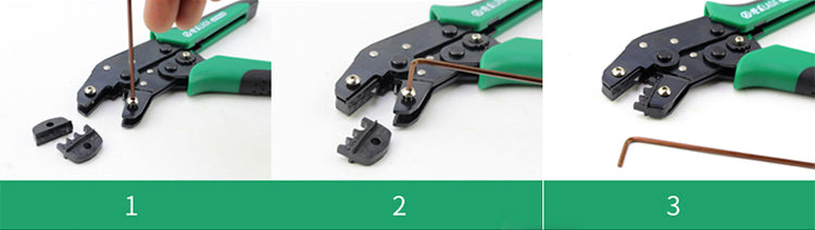 LAOA Multifunction Ratchet Wire Crimpers Terminal Module Crimping Plier - KiwisLove