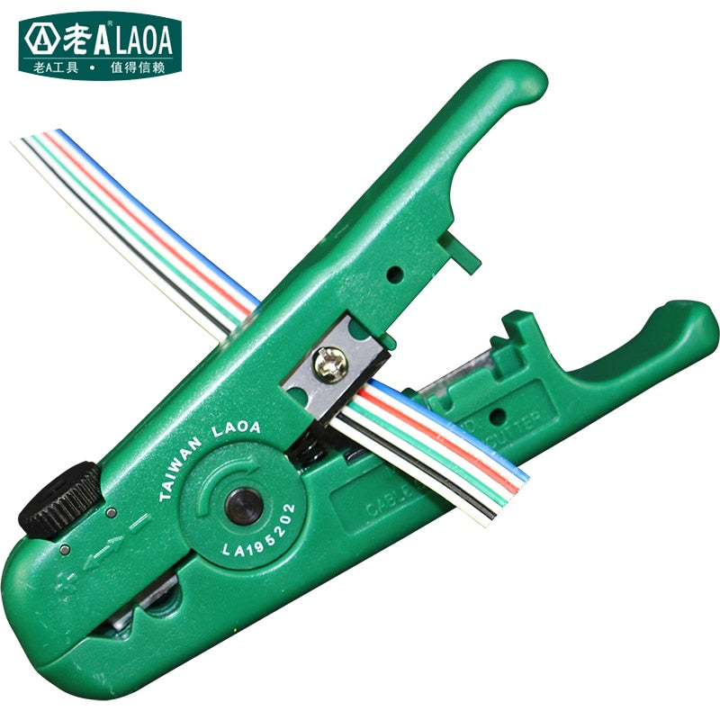 LAOA Network Wire Stripper 3.2-9mm Adjustable Stripping Wire Cable Cutter - KiwisLove