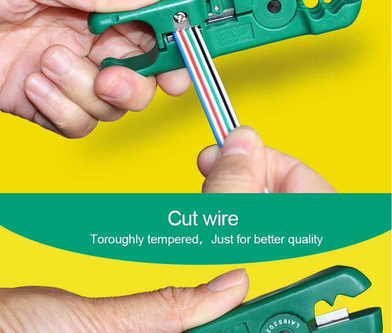 LAOA Network Wire Stripper 3.2-9mm Adjustable Stripping Wire Cable Cutter - KiwisLove