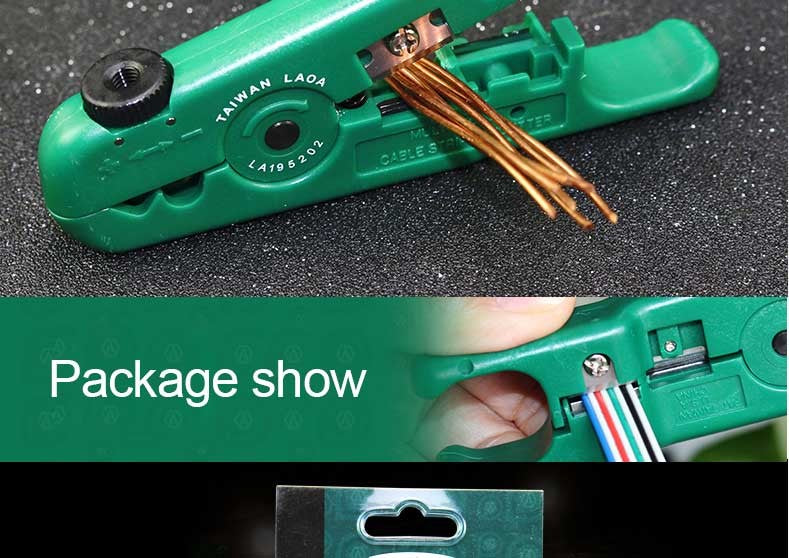 LAOA Network Wire Stripper 3.2-9mm Adjustable Stripping Wire Cable Cutter - KiwisLove