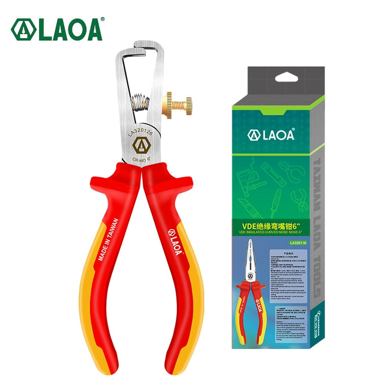 LAOA insulation Wire Stripper VDE 1000V  Wire Stripping Pliers With GS Antiflaming high Temperature Resistance Cable Stripper - KiwisLove