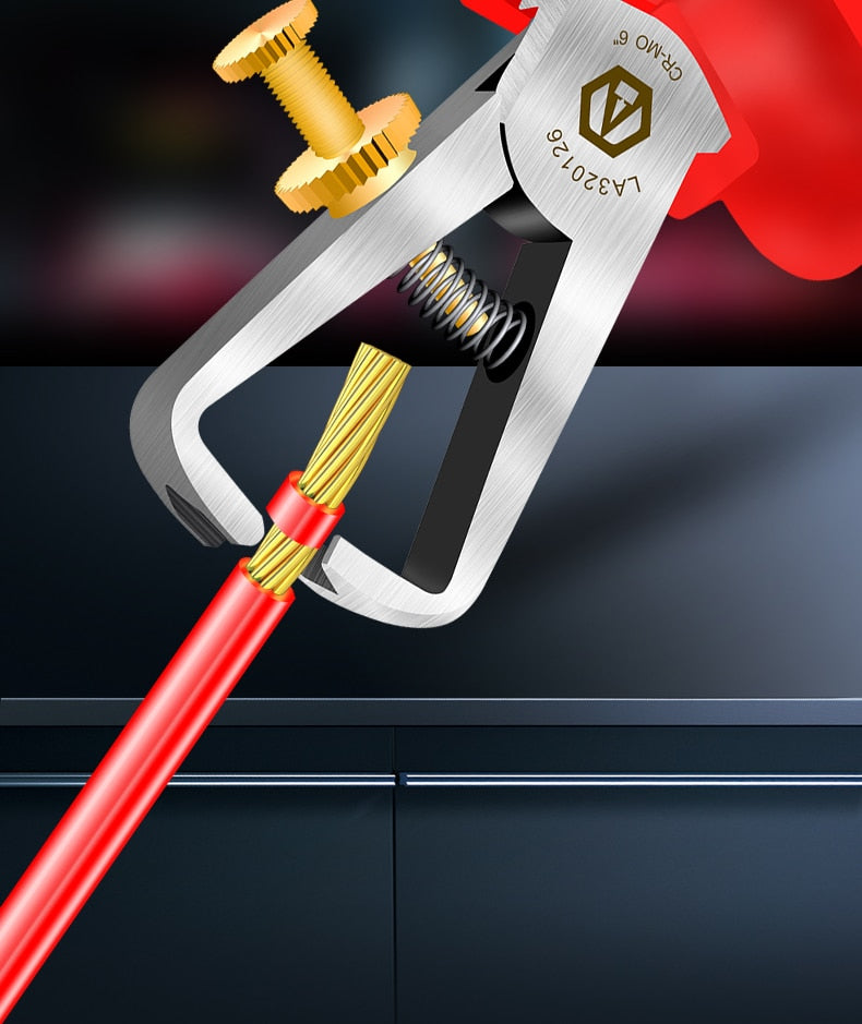 LAOA insulation Wire Stripper VDE 1000V  Wire Stripping Pliers With GS Antiflaming high Temperature Resistance Cable Stripper - KiwisLove