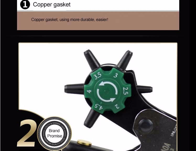 LAOA Technical grade 6 in 1 Multi-fonction Leather Punch Pliers Professional - KiwisLove