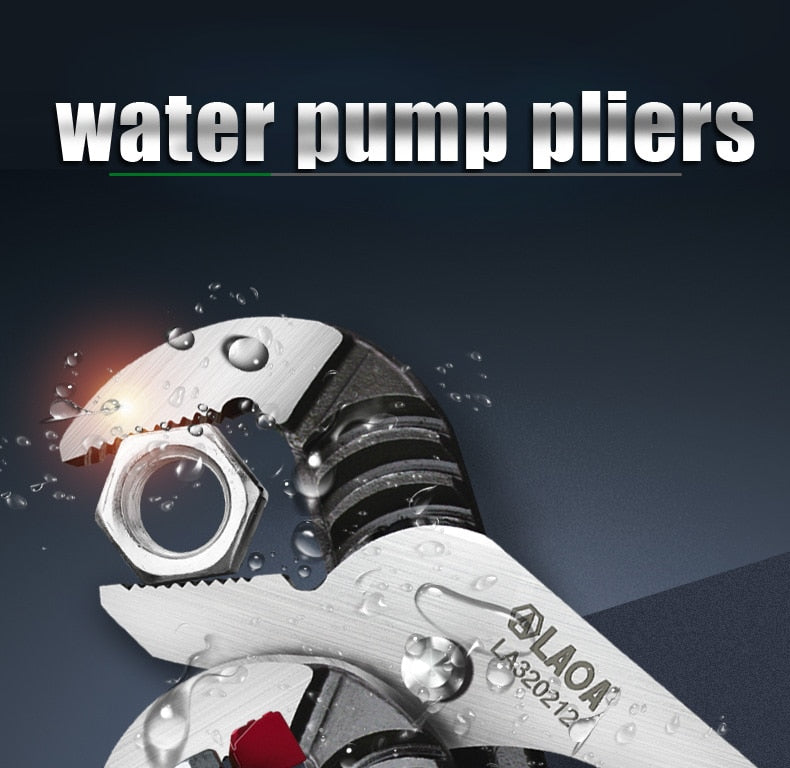 LAOA Multi-function Pipe Wrench Adjustable Water Pump Pliers Faucet - KiwisLove