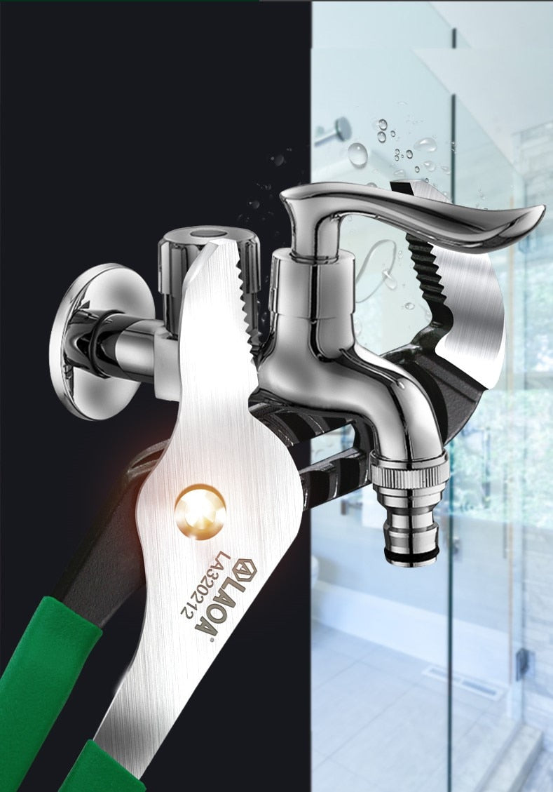 LAOA Multi-function Pipe Wrench Adjustable Water Pump Pliers Faucet - KiwisLove
