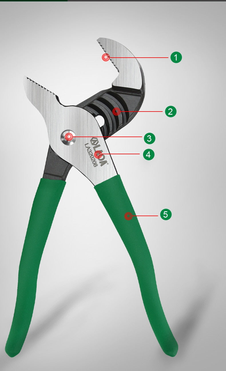 LAOA Multi-function Pipe Wrench Adjustable Water Pump Pliers Faucet - KiwisLove