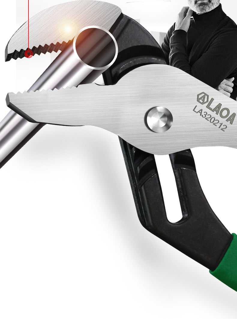 LAOA Multi-function Pipe Wrench Adjustable Water Pump Pliers Faucet - KiwisLove