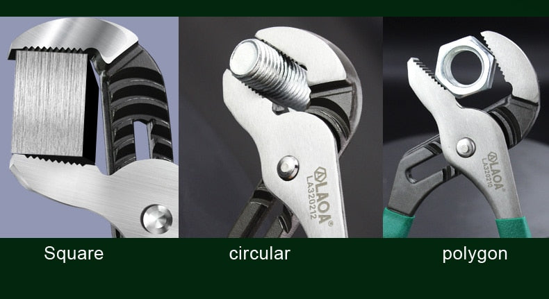 LAOA Multi-function Pipe Wrench Adjustable Water Pump Pliers Faucet - KiwisLove