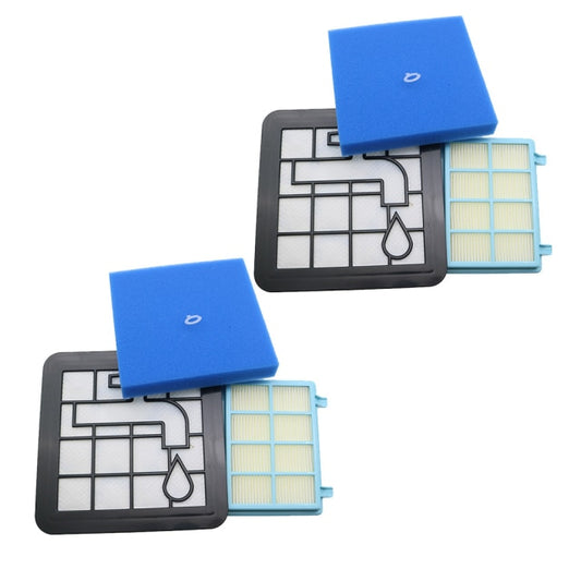 Foam Filter Kit for Philips FC9331/09 FC9332/09 FC8010/01 – Washable Allergy & Motor Filters - KiwisLove