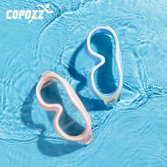 Professional Swimming Glasses Big Frame Anti-fog Anti-UV Goggles - KiwisLove