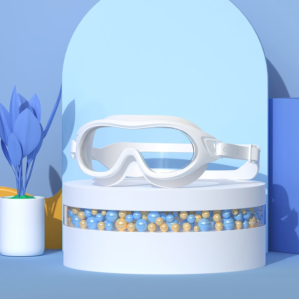 Professional Swimming Glasses Big Frame Anti-fog Anti-UV Goggles - KiwisLove