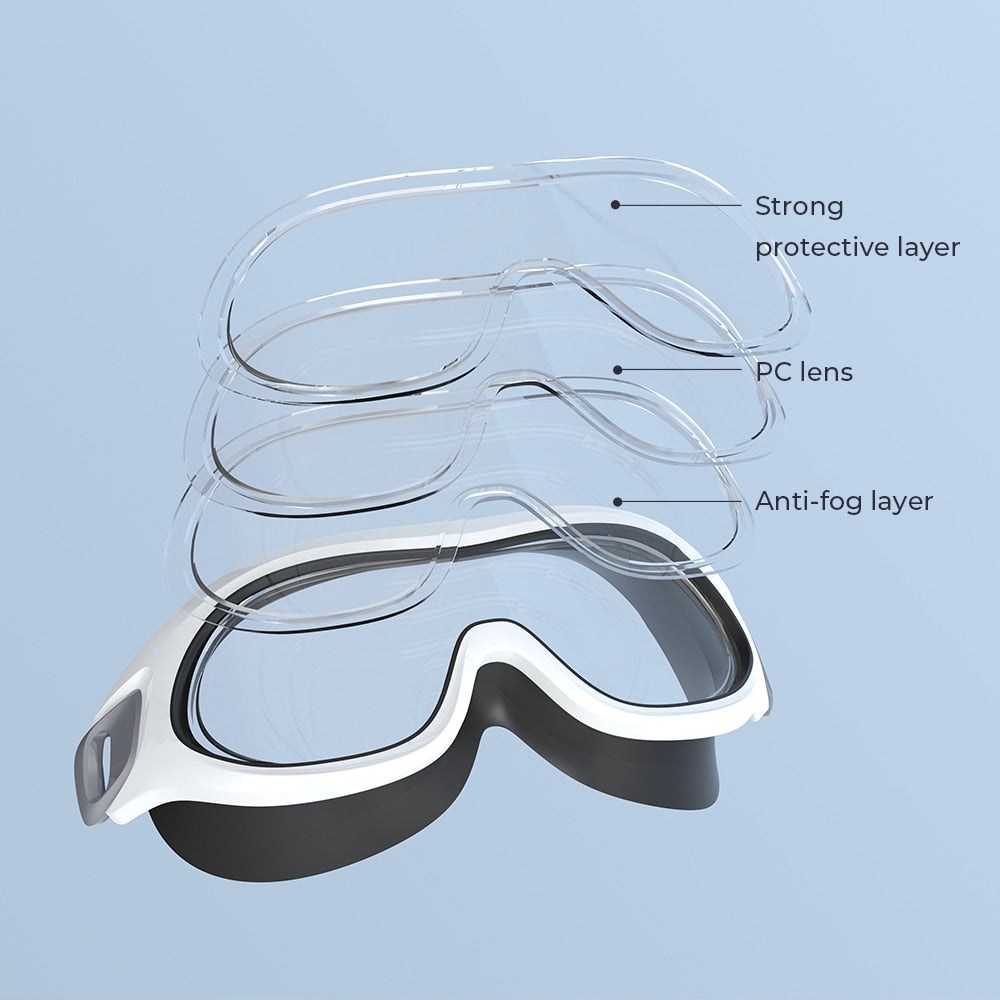 Professional Swimming Glasses Big Frame Anti-fog Anti-UV Goggles - KiwisLove