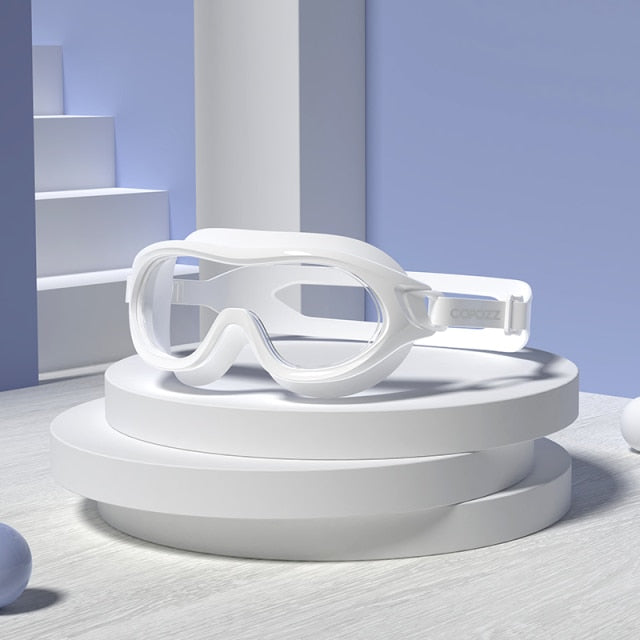 Professional Swimming Glasses Big Frame Anti-fog Anti-UV Goggles - KiwisLove