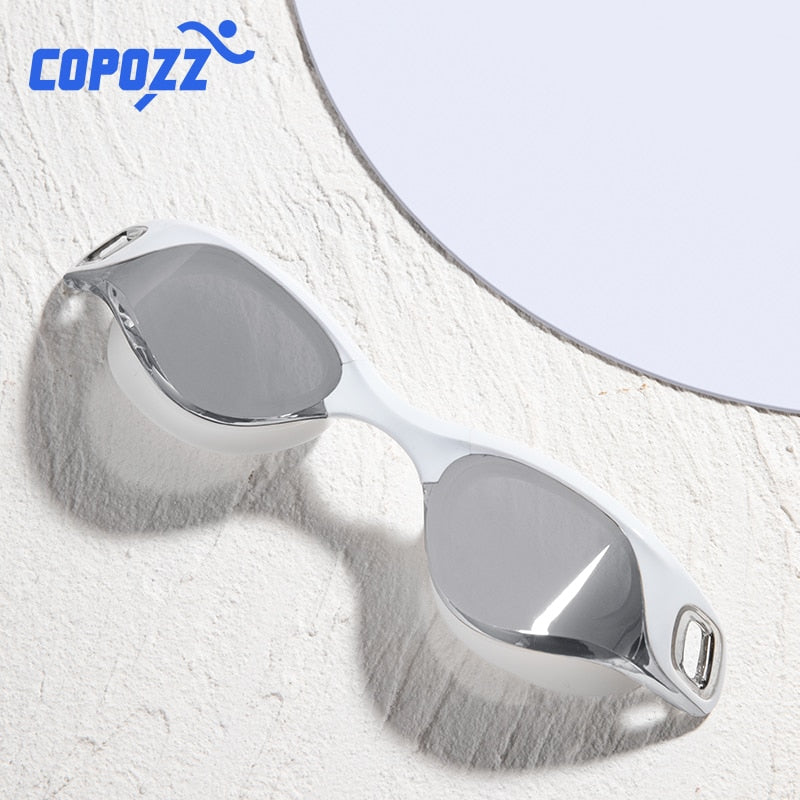 COPOZZ Professional Waterproof Clear Double Anti-fog Swim Glasses - KiwisLove