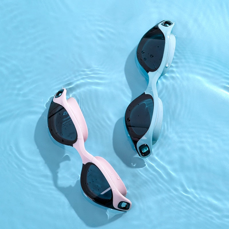 COPOZZ Professional Waterproof Clear Double Anti-fog Swim Glasses - KiwisLove