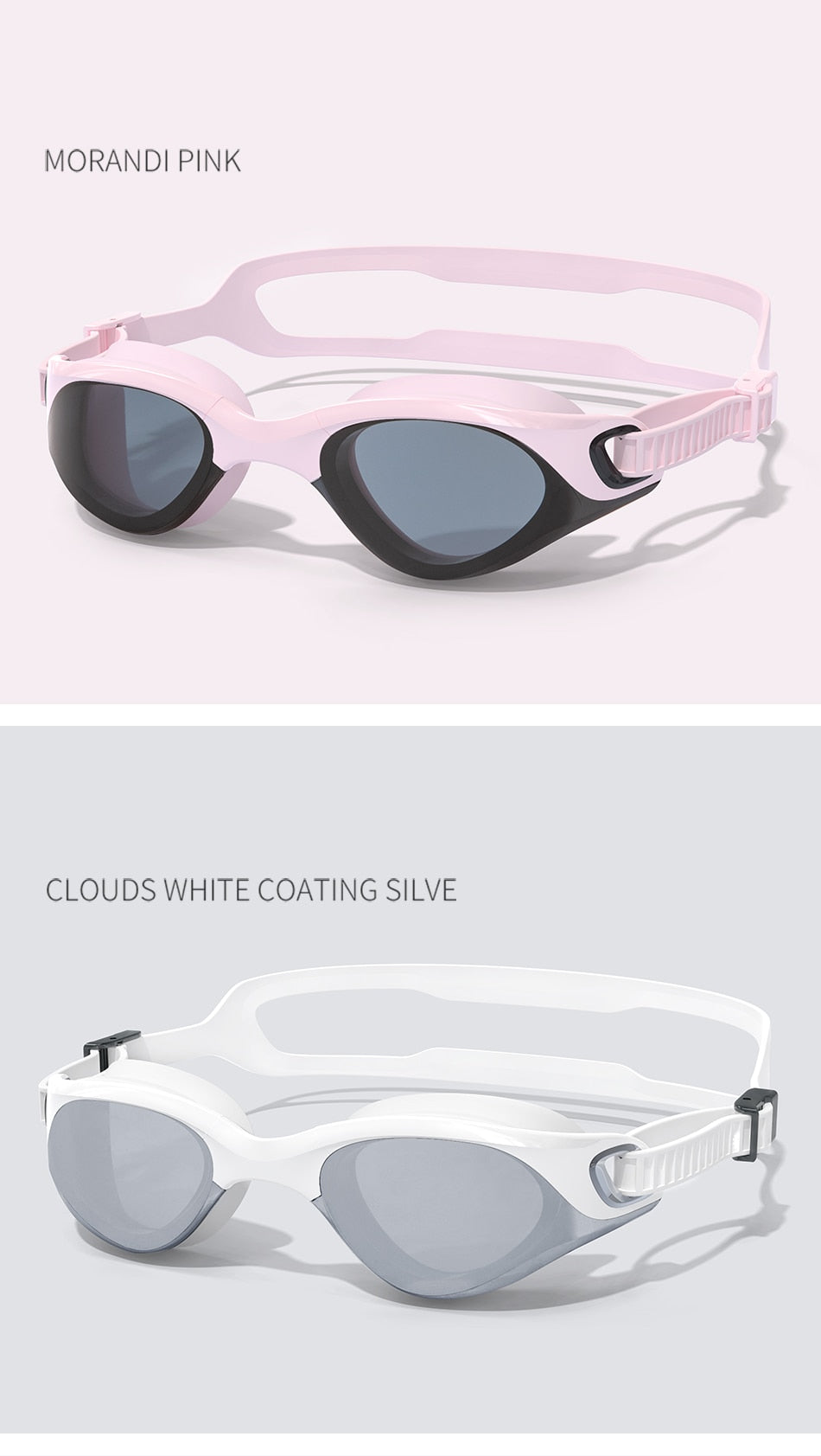 COPOZZ Women Men HD Anti-Fog UV Swimming Goggles Diving Glasses - KiwisLove