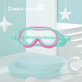Kids Swimming Glasses Big Frame Anti-Fog  Swim Eyewear Silicone Diving - KiwisLove