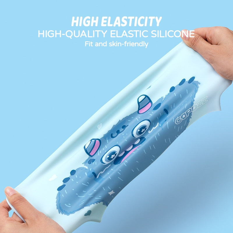 Copozz Swimming Caps High Elastic Lovely Kids Cartoon - KiwisLove