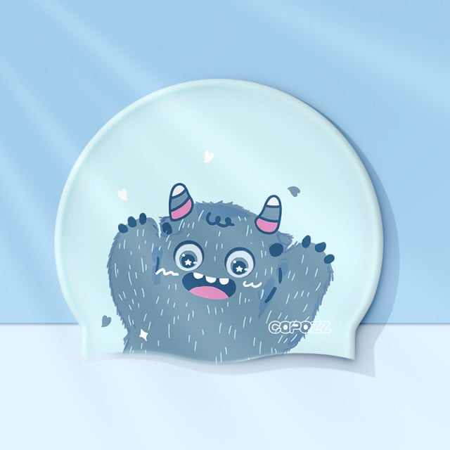 Copozz Swimming Caps High Elastic Lovely Kids Cartoon - KiwisLove