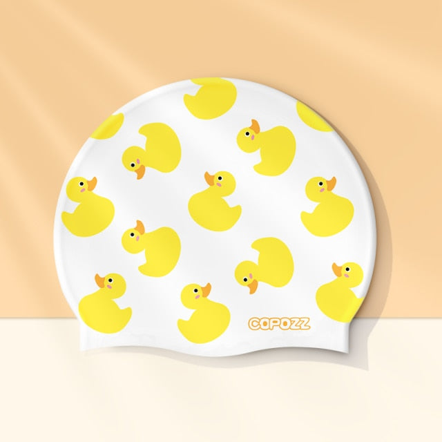 Copozz Swimming Caps High Elastic Lovely Kids Cartoon - KiwisLove