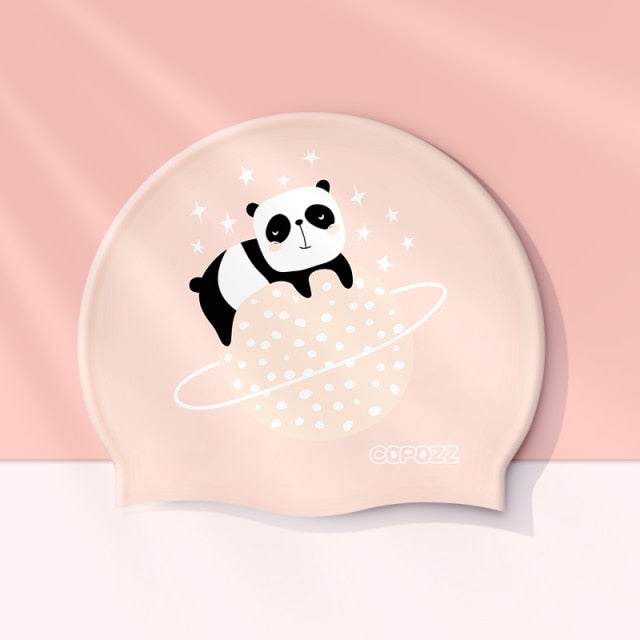 Copozz Swimming Caps High Elastic Lovely Kids Cartoon - KiwisLove
