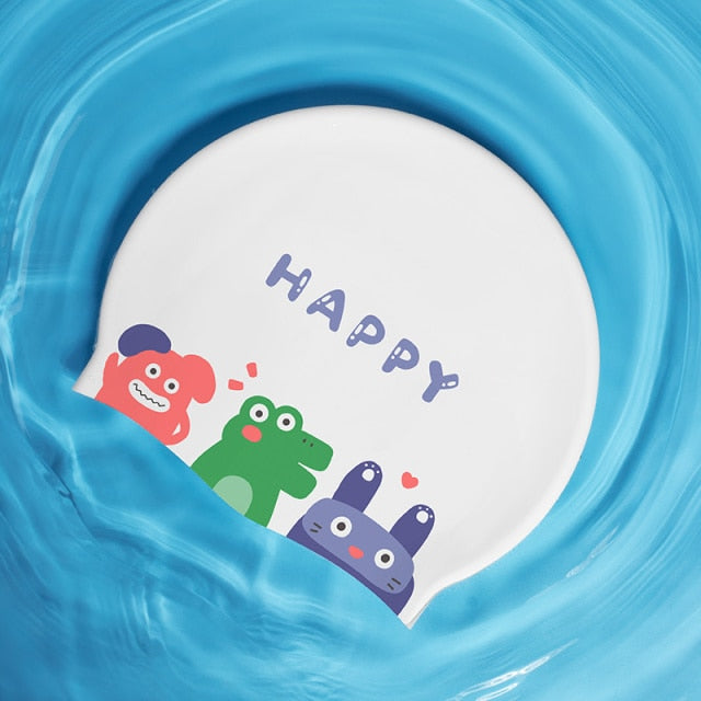 COPOZZ Unisex Swim Caps Waterproof Silicone Swimming Hat - KiwisLove