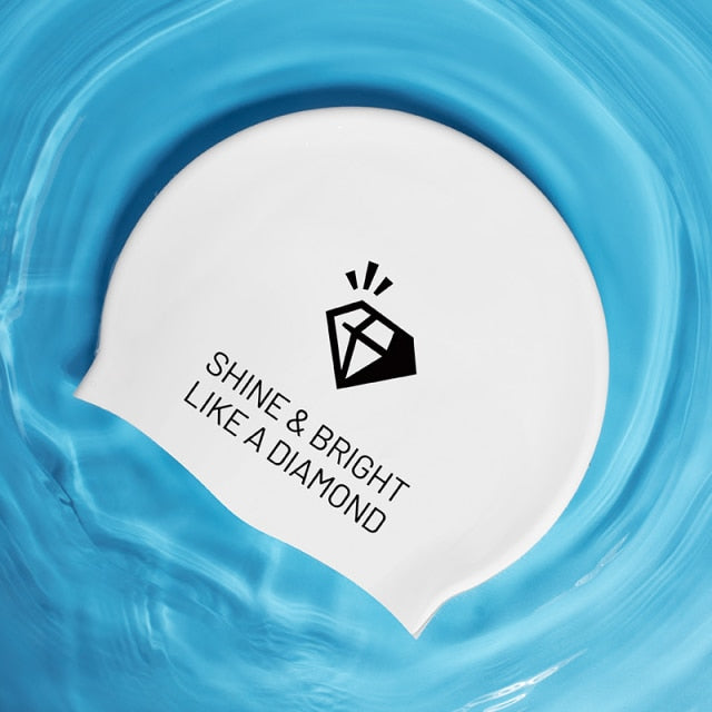 COPOZZ Unisex Swim Caps Waterproof Silicone Swimming Hat - KiwisLove