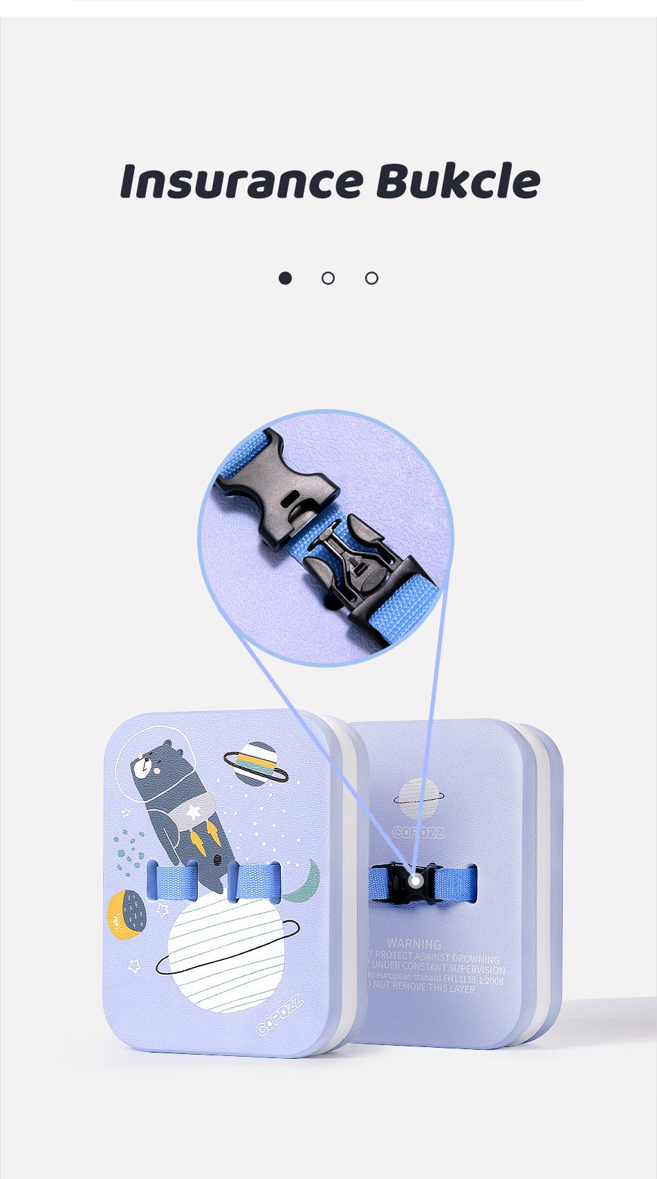 3pcs/Set Children EVA Foam Swimming Float Board  Belt Auxiliary Beginners - KiwisLove