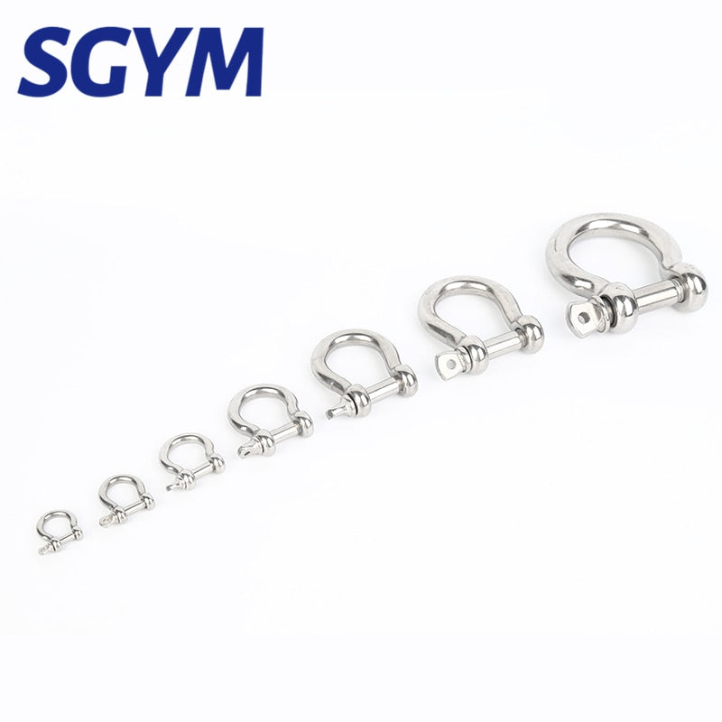 304 Shackle Bow U-type High-Strength Lifting Ring Buckle Connection - KiwisLove