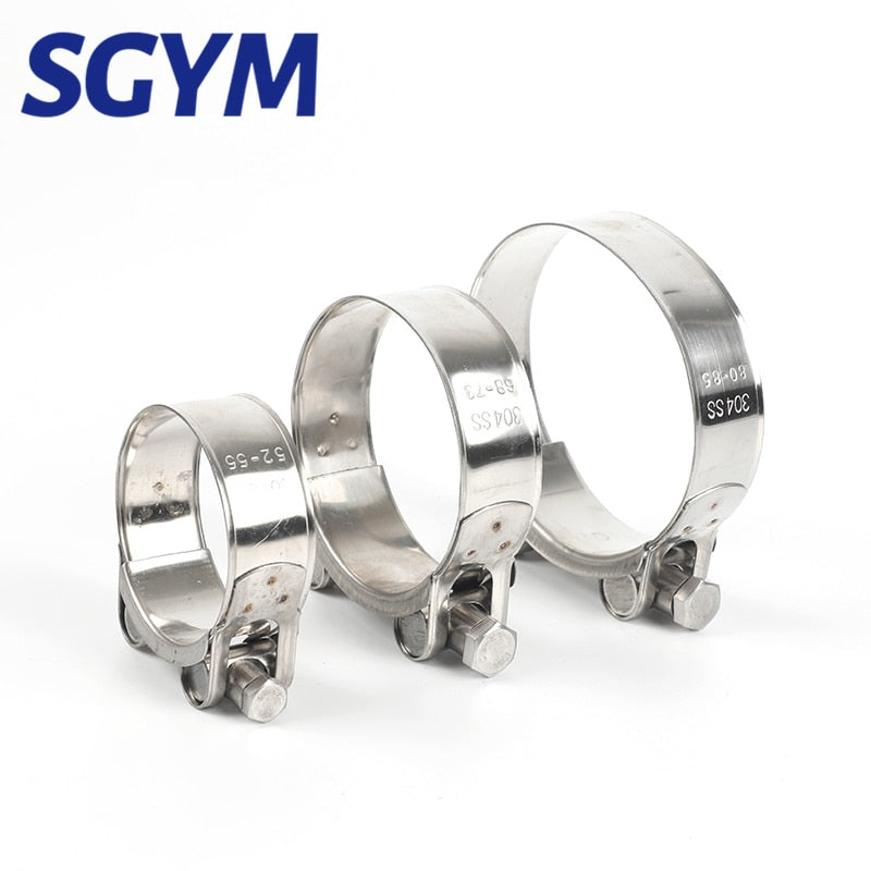 304 Stainless Steel  Clamp Hose Clamp  Pipe Fuel  Clips Pipe Fasteners - KiwisLove