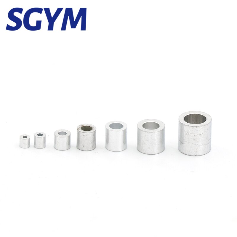 wire Cable rope Fixing clip circular Aluminum Ferrules Crimping Loop clamps - KiwisLove