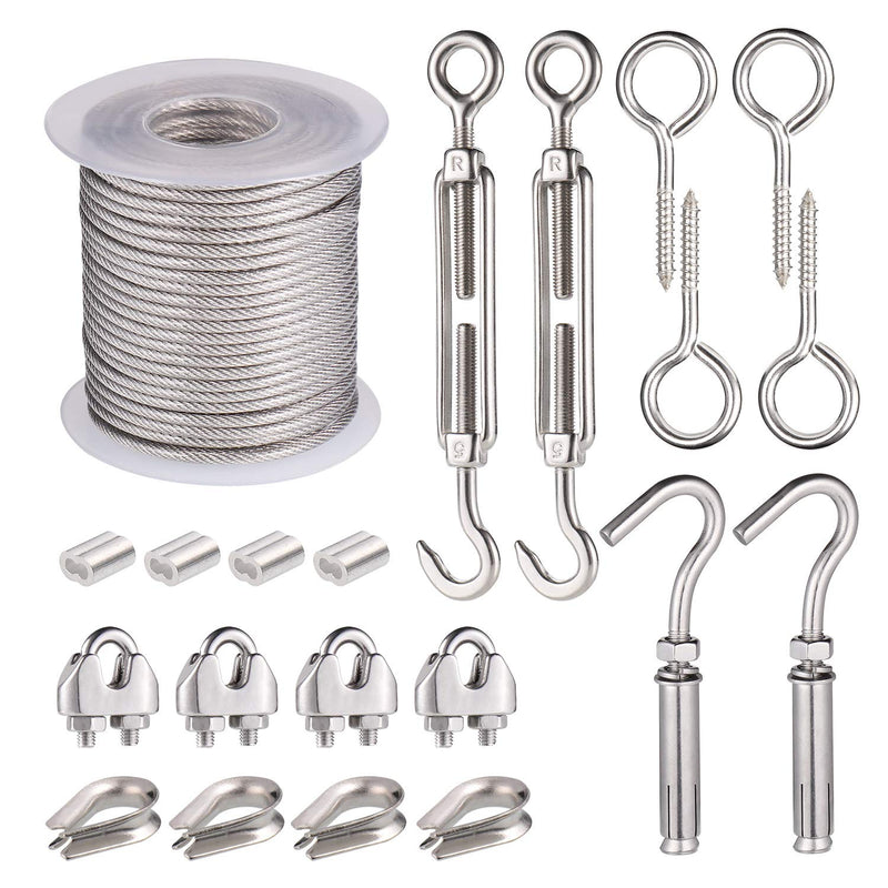 PVC Coated Flexible Wire Rope Soft Cable Transparent Stainless Steel  Kit - KiwisLove