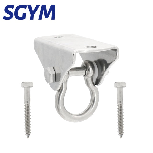 304 Stainless Steel Heavy Duty Swing Fixed Buckles Hook Hanger Set - KiwisLove