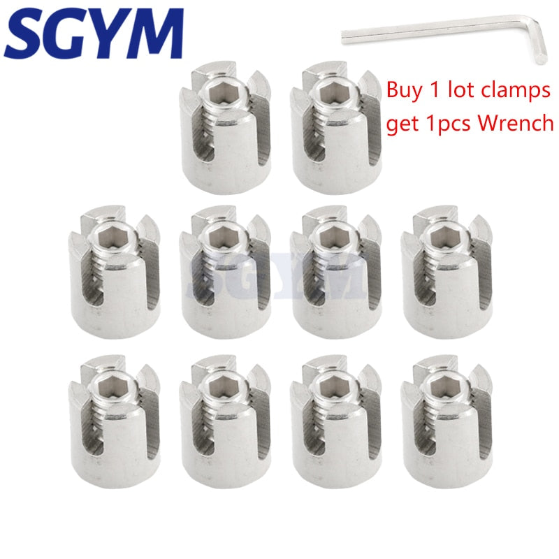 10 PCS Marine Grade Stainless Steel 316 Wire Rope Trellis Systems - KiwisLove